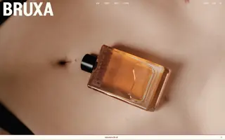 Bruxa homepage website preview