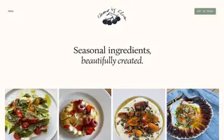 Flavour By Flora homepage website preview