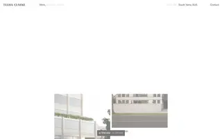 Telha Clarke homepage website preview