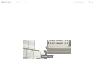 Telha Clarke homepage website preview