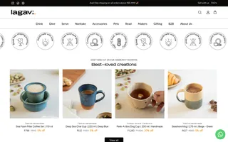 Lagavi homepage website preview