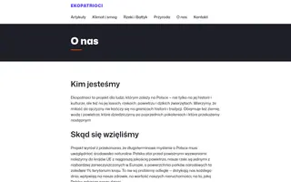 Ekopatrioci homepage website preview