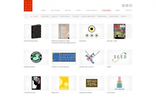 Milton Glaser homepage website preview
