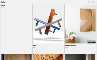 Beller homepage website preview