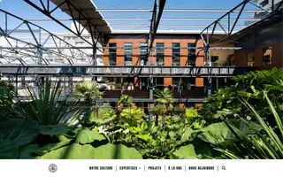 Saguez & Partners homepage website preview