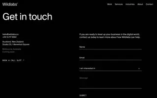 Wildlabs homepage website preview