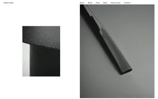Federica Biasi homepage website preview