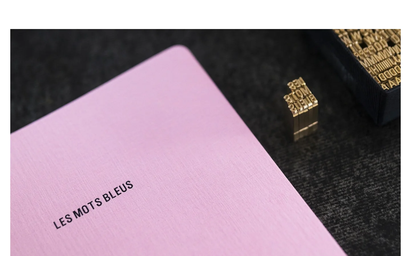 The Calepino homepage features a clean, minimalist design with a white background and black text. A grid of large, high-quality product images showcases various notebooks, including pocket notebooks, leather covers, and spiral notebooks, acting as primary navigation links. Below the imagery, a section titled 'À propos de Calepino' includes a lifestyle photograph of a pink notebook and provides information about their recycled, French-made stationery.