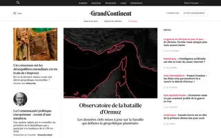 Le Grand Continent homepage website preview