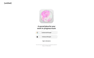 [untitled] homepage website preview