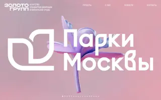ZOLOTO GROUP homepage website preview