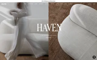 Elte homepage website preview