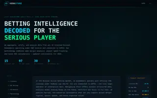 Verkstore homepage website preview