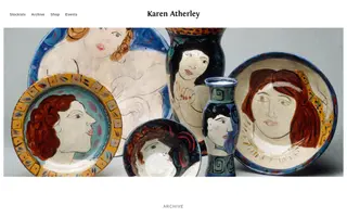 Karen Atherley homepage website preview