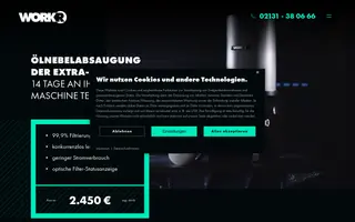 WORKr homepage website preview