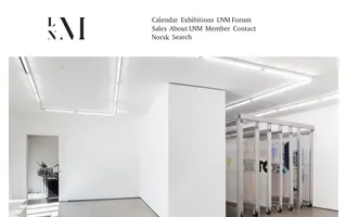 LNM homepage website preview