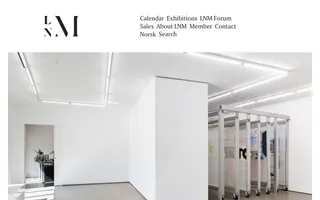 LNM homepage website preview