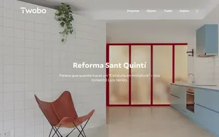 Twobo homepage website preview