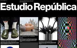 Estudio Republica homepage website preview