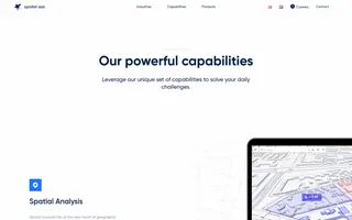 Spatial-eye homepage website preview