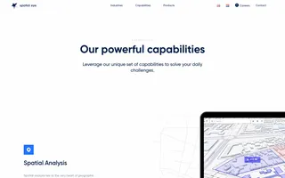 Spatial-eye homepage website preview
