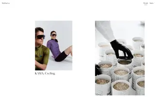 Maltseva homepage website preview
