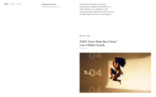 Kasper Laigaard homepage website preview
