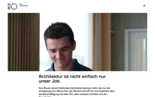 neo architektur homepage website preview