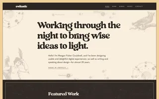Owltastic homepage website preview