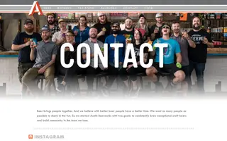 Austin Beer Works homepage website preview