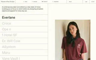 Museum of Peace & Quiet homepage website preview