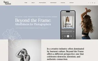 Kasey Fanton homepage website preview