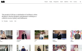 SJB homepage website preview