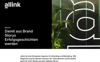 allink homepage website preview