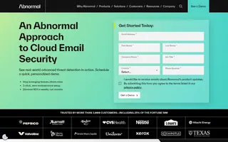 Abnormal AI homepage website preview