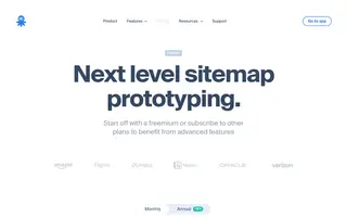 Octopus homepage website preview