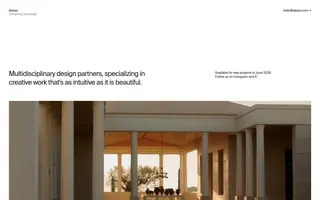 Aesso homepage website preview