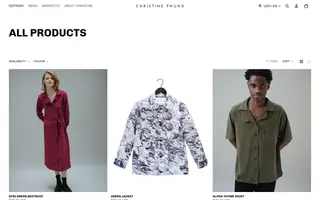 Christine Phung homepage website preview