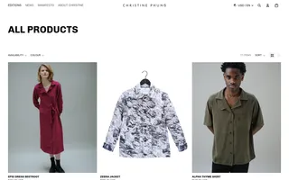Christine Phung homepage website preview