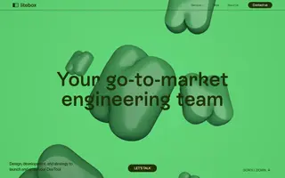 Litebox homepage website preview
