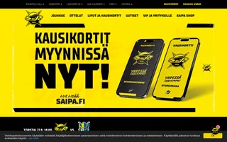 SaiPa homepage website preview