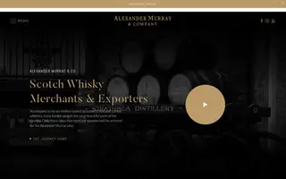 Alexander Murray homepage website preview