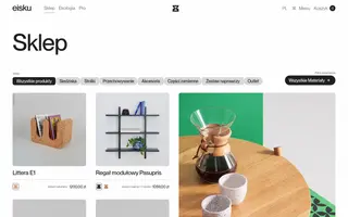 Eisku homepage website preview