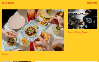 Susu Studio homepage website preview
