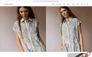 M. Patmos homepage website preview
