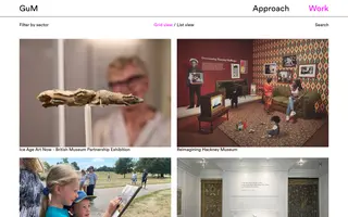 GuM homepage website preview