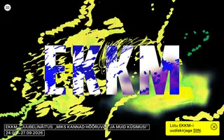 EKKM homepage website preview
