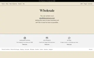 About Arianne homepage website preview