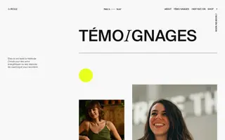 Studio Circule homepage website preview