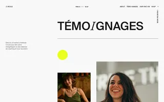 Studio Circule homepage website preview